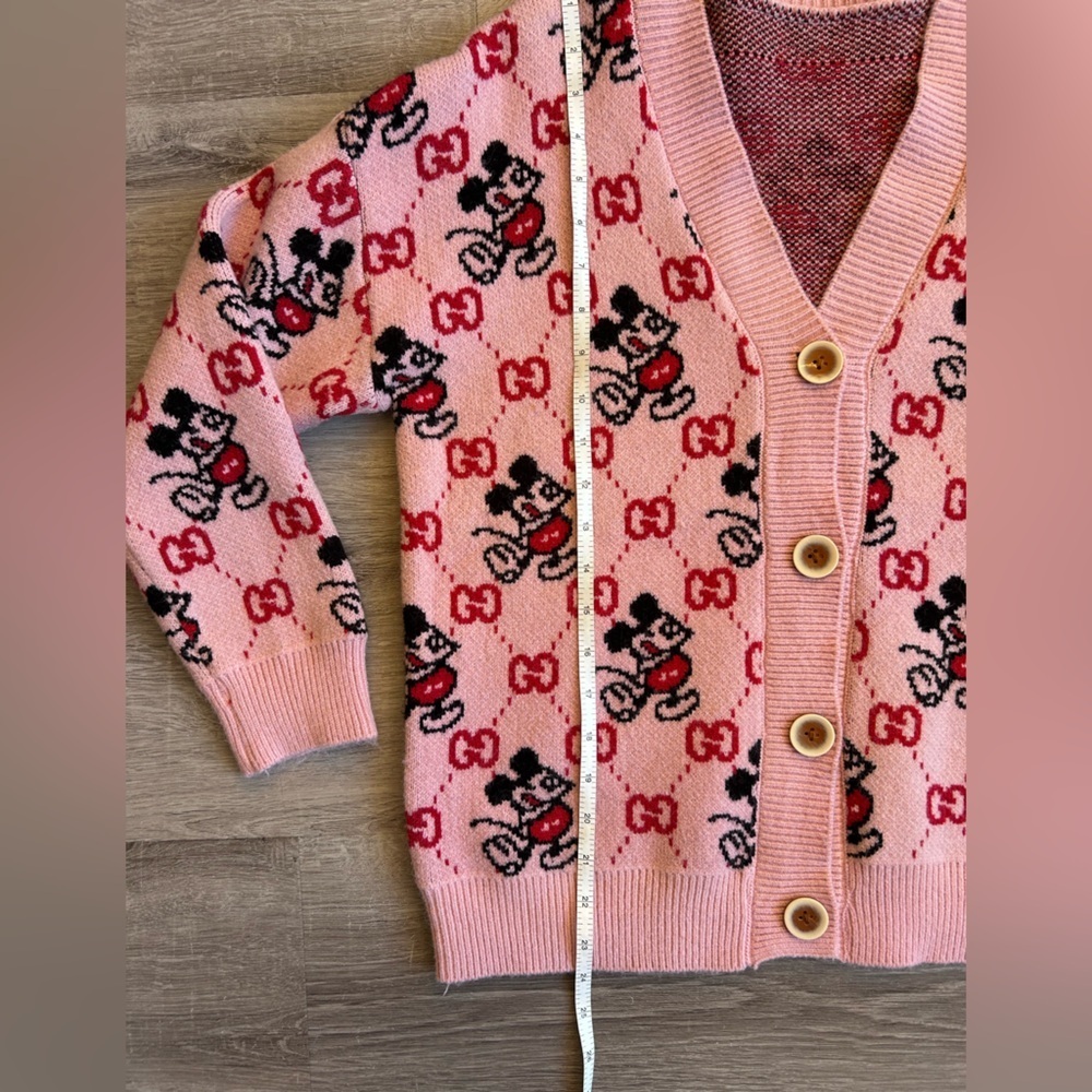 Pink Mickey Mouse Women's Sweater size M - Picture 4 of 5